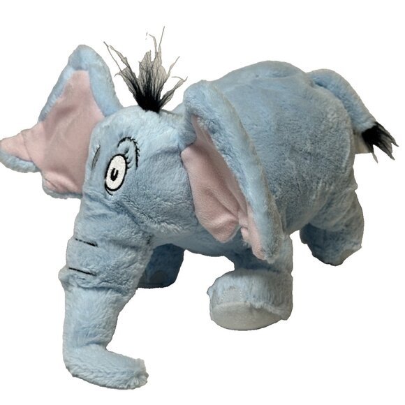 Kohl's Cares Dr Seuss Horton Hears A Who Elephant Blue Plush Stuffed Toy 10" - Picture 2 of 6